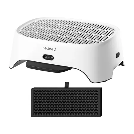 Step for a litter box with the Neakasa AirStep odor absorber